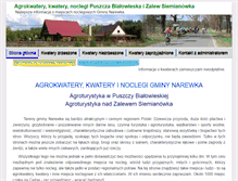 Tablet Screenshot of agrokwatery.siemianowka.pl